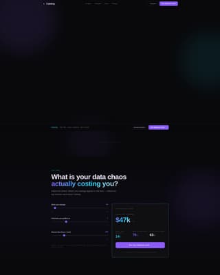 Headless Enterprise Software Cost Calculator Website Template