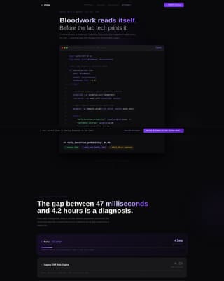 Pulse - Velocity Healthtech Landing Page Template