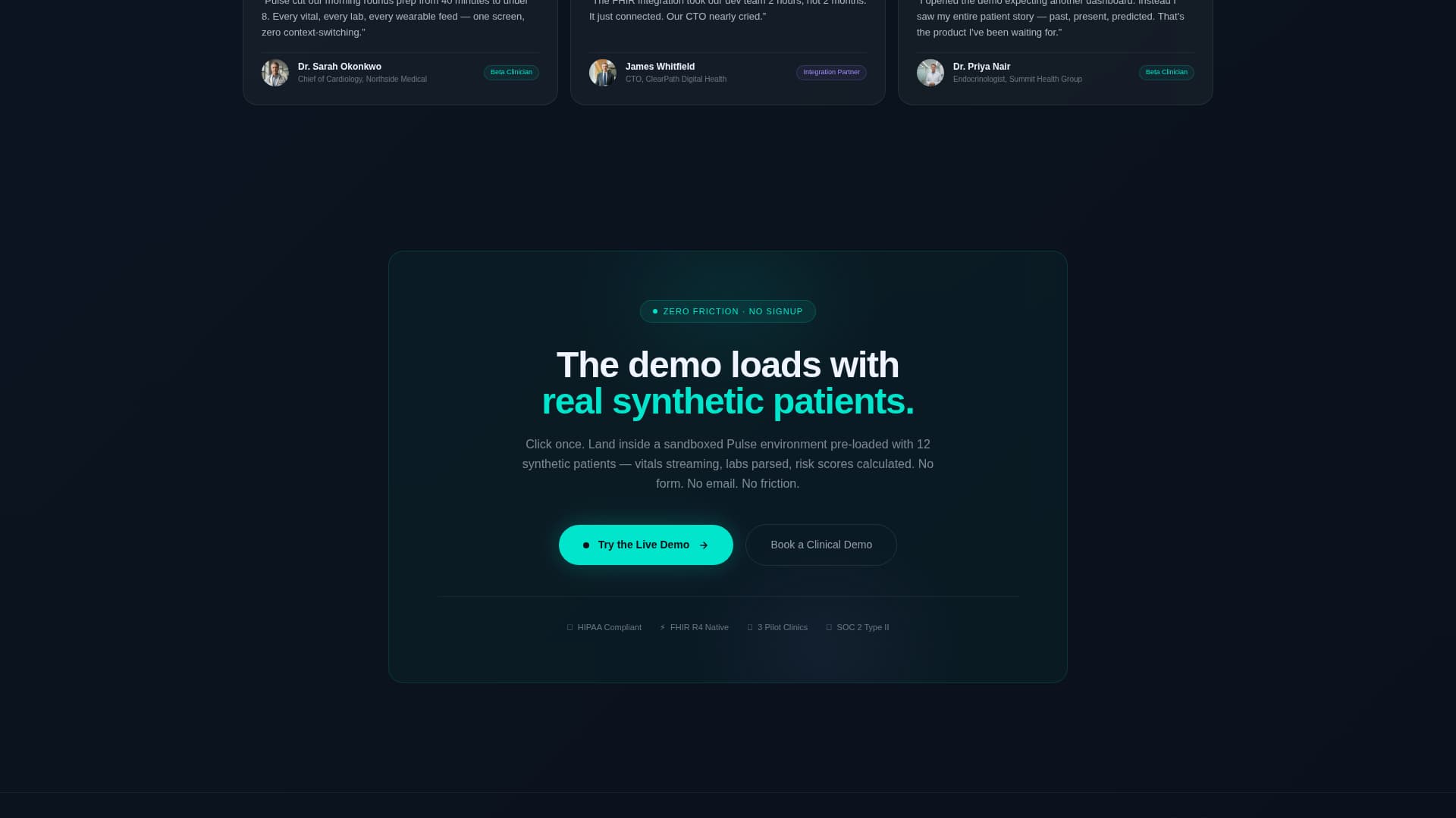 HealthTech Startup Specialist Professional Website Template