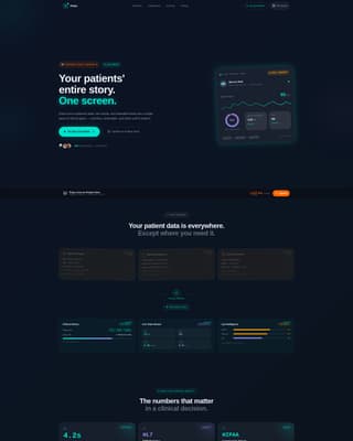 HealthTech Startup Specialist Professional Website Template
