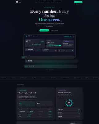 HealthTech Startup Pre-Launch Website Template