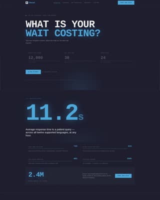 AI for Healthcare Cost Calculator Website Template