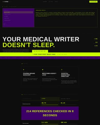 Scribe - Ruthless Healthcare Landing Page Template