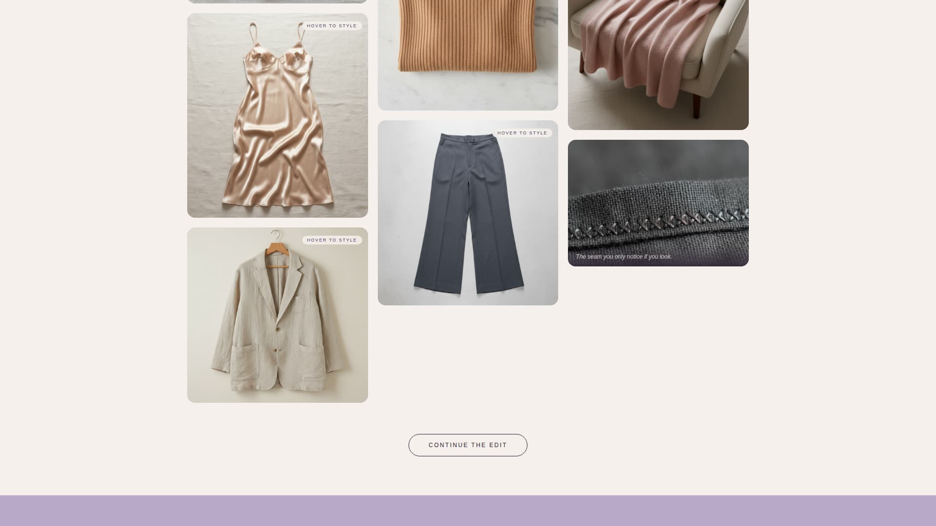 Drape - Curated Boutique Landing Page Template