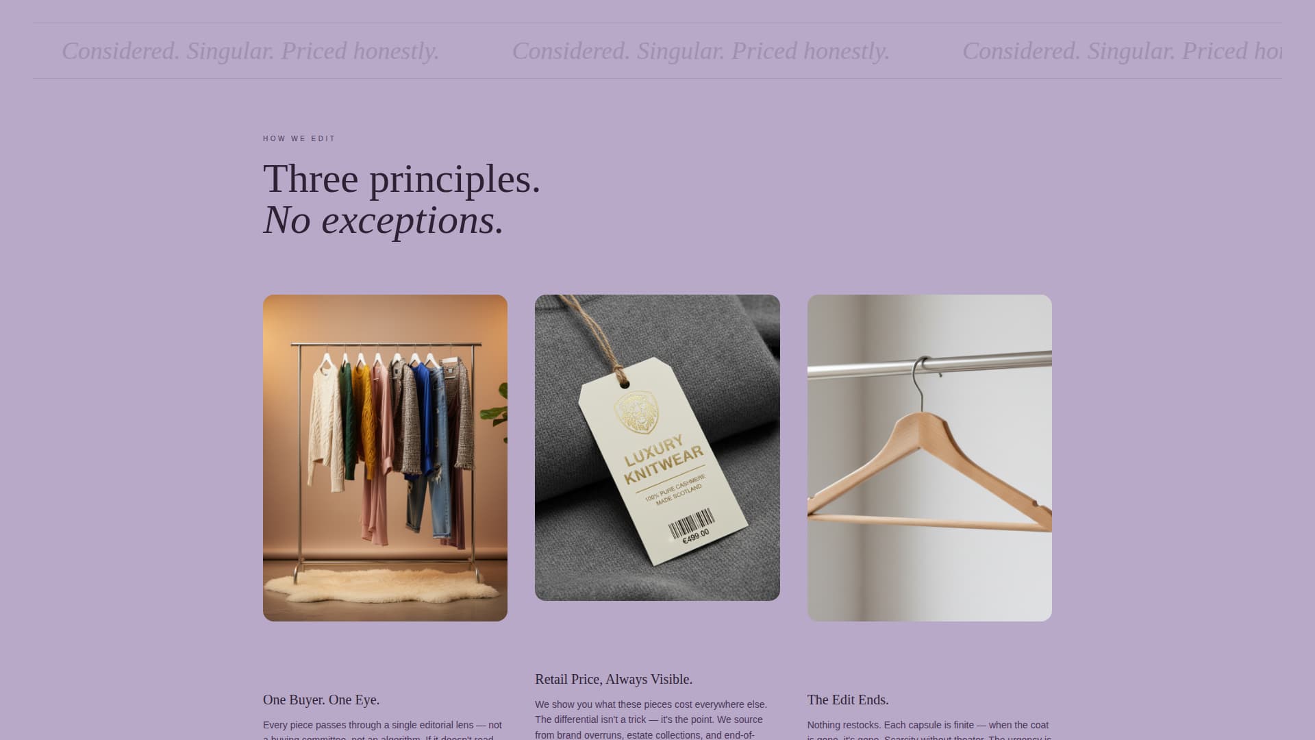Drape - Curated Boutique Landing Page Template