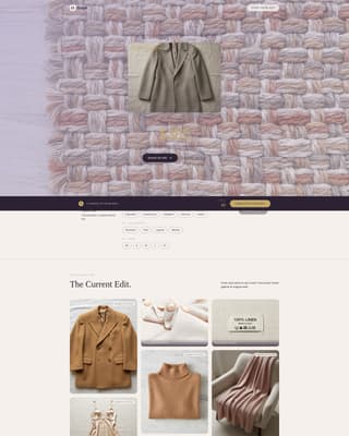 Drape - Curated Boutique Landing Page Template