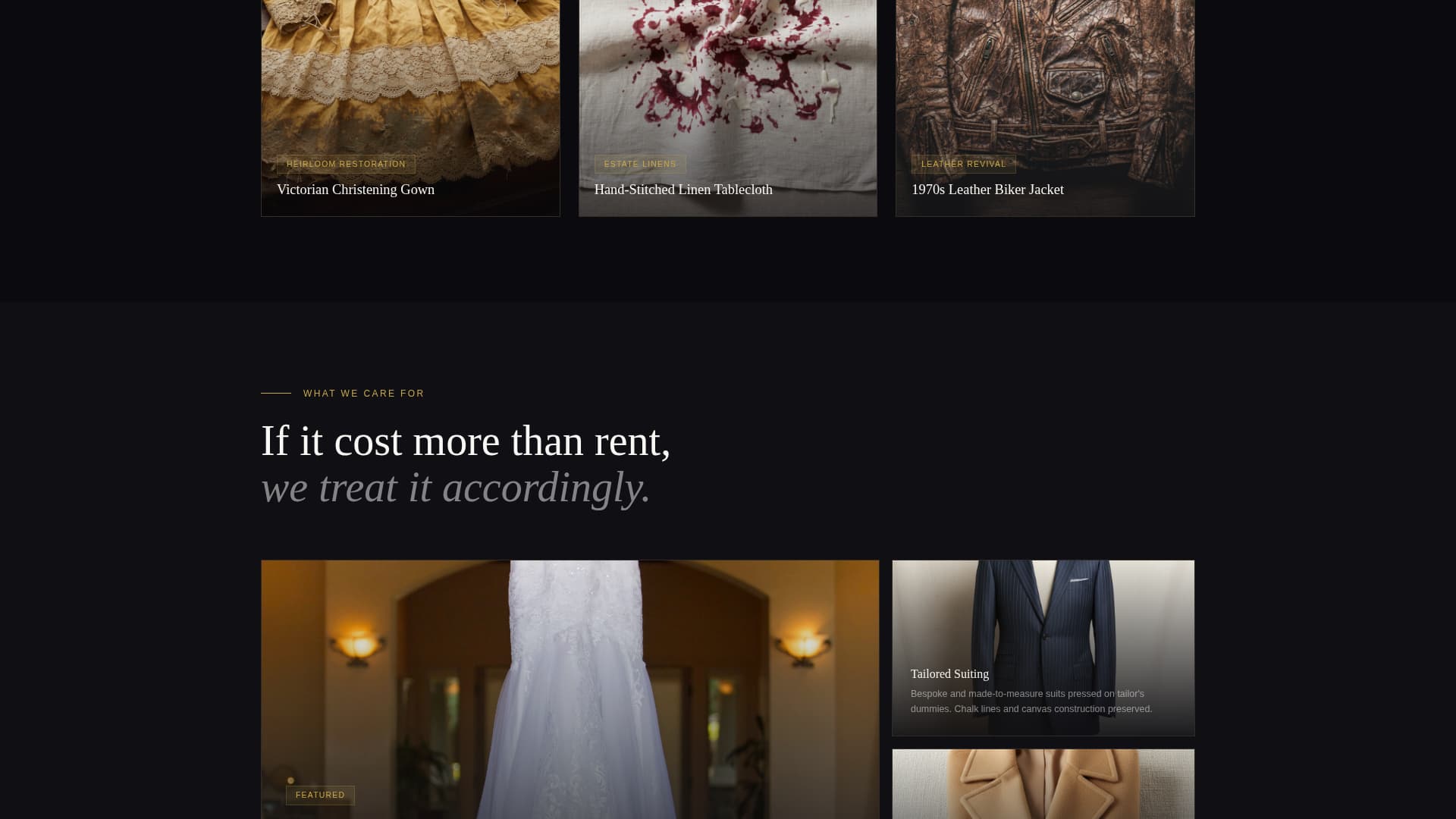 Press - Luxe Garment Landing Page Template