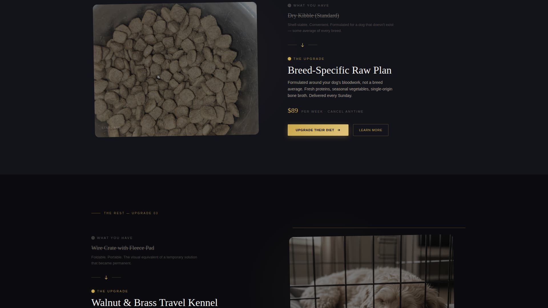 Pedigree - Luxe Boutique Landing Page Template