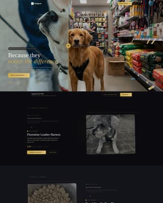 Pedigree - Luxe Boutique Landing Page Template