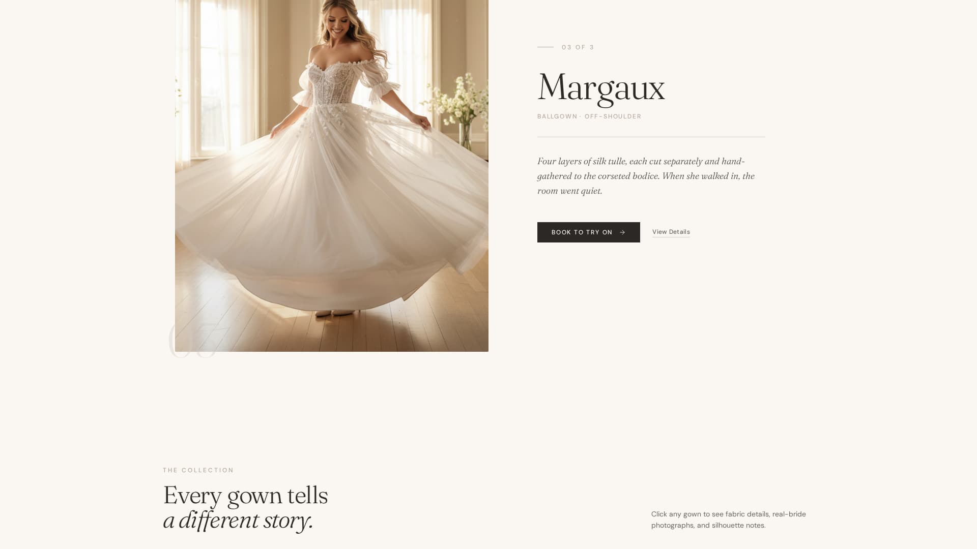Veil - Elegant Bridal Landing Page Template