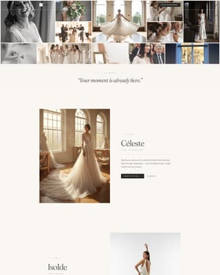 Veil - Elegant Bridal Landing Page Template