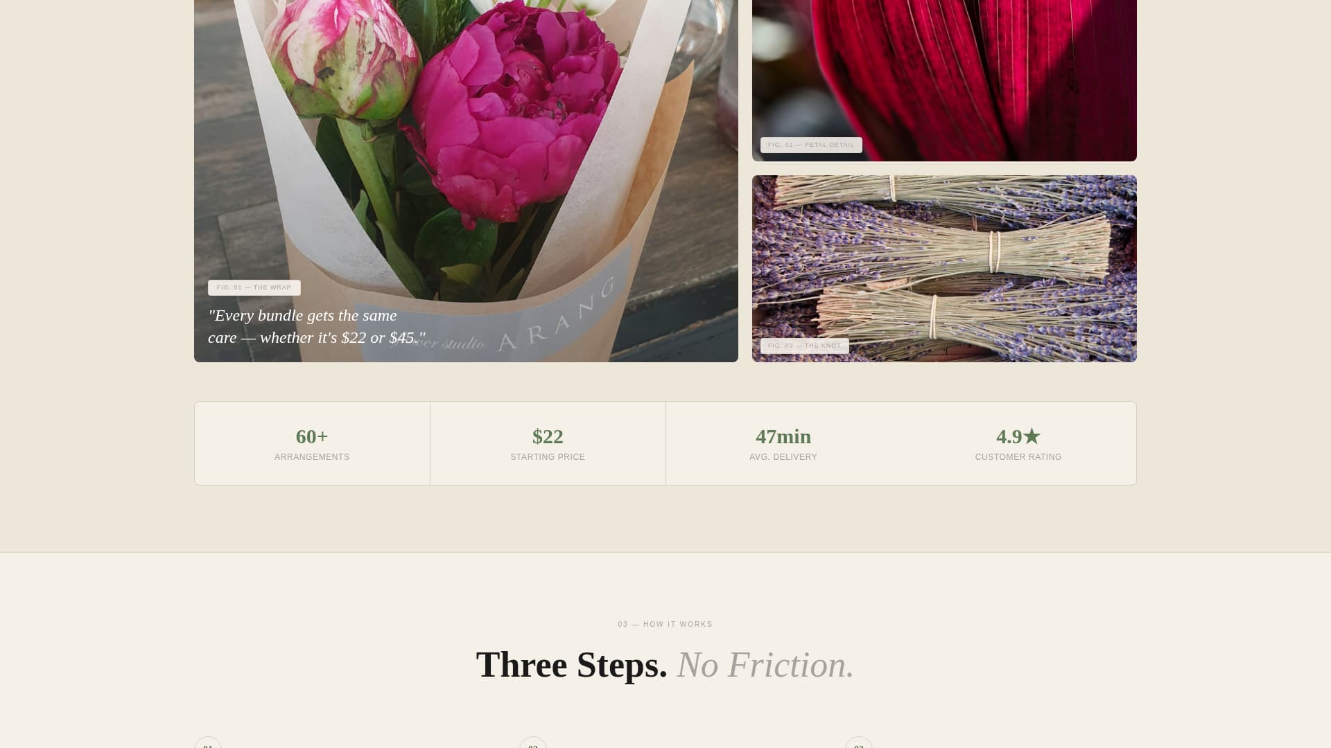 Bloom - Affordable Florist Landing Page Template