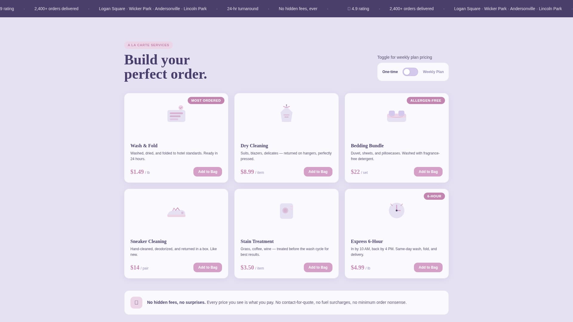 Fold — Professional Cleaning Services Landing Page Template