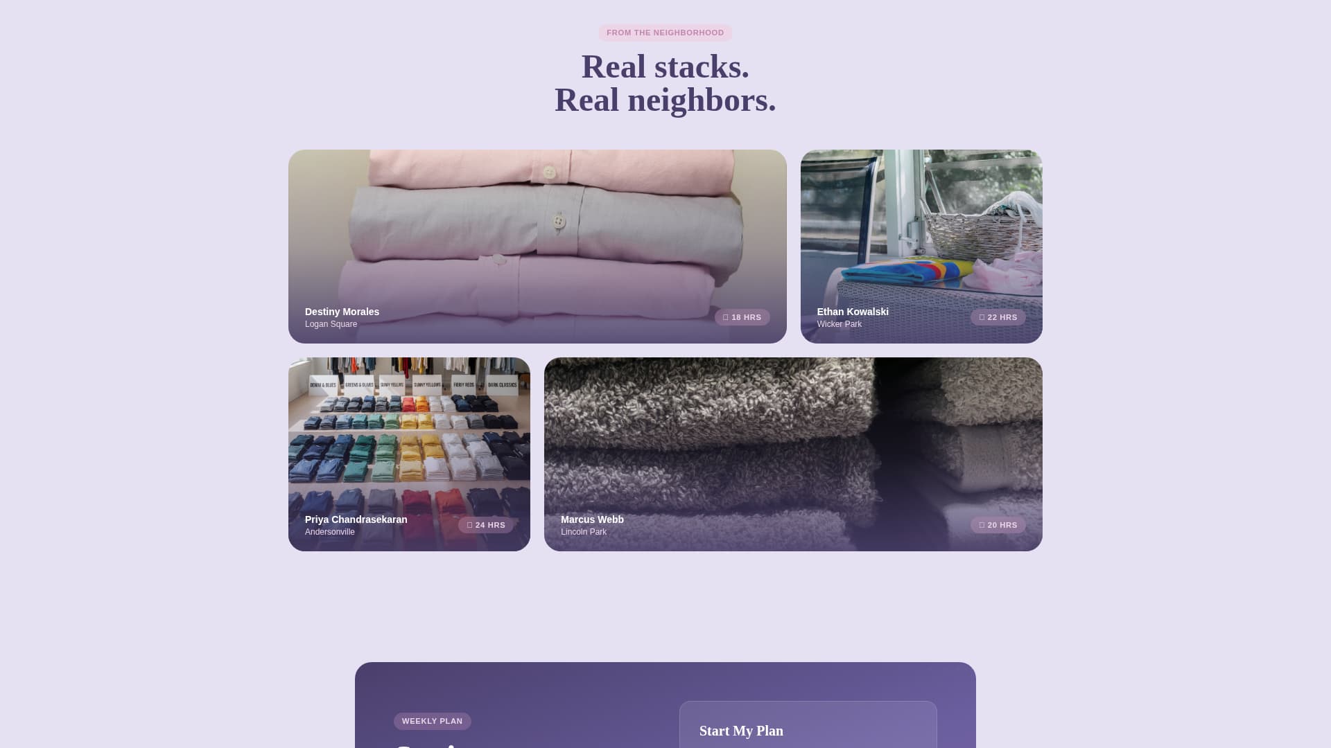 Fold — Professional Cleaning Services Landing Page Template