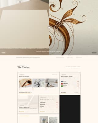 Nib — Expert Lettering Workshop Landing Page Template
