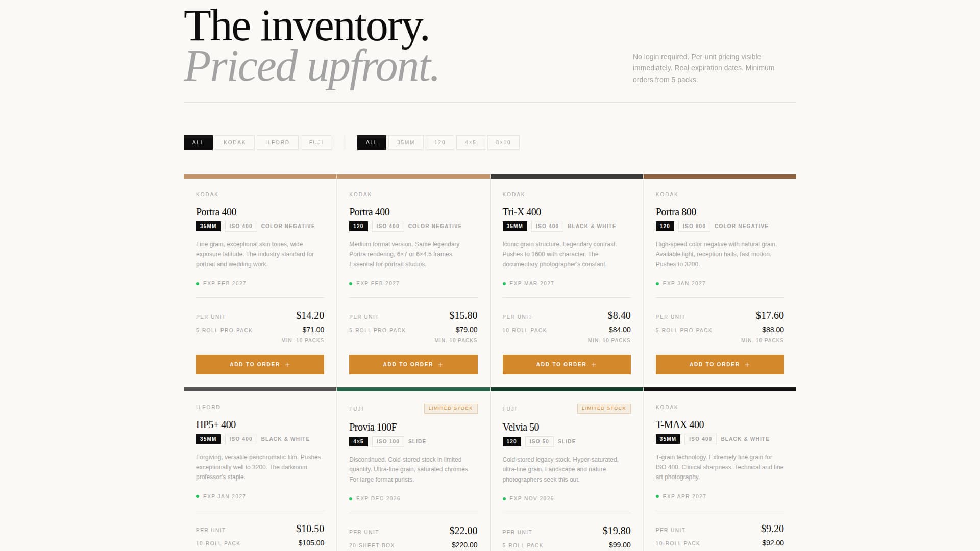 Emulsion - Cold Chain Analog Landing Page Template