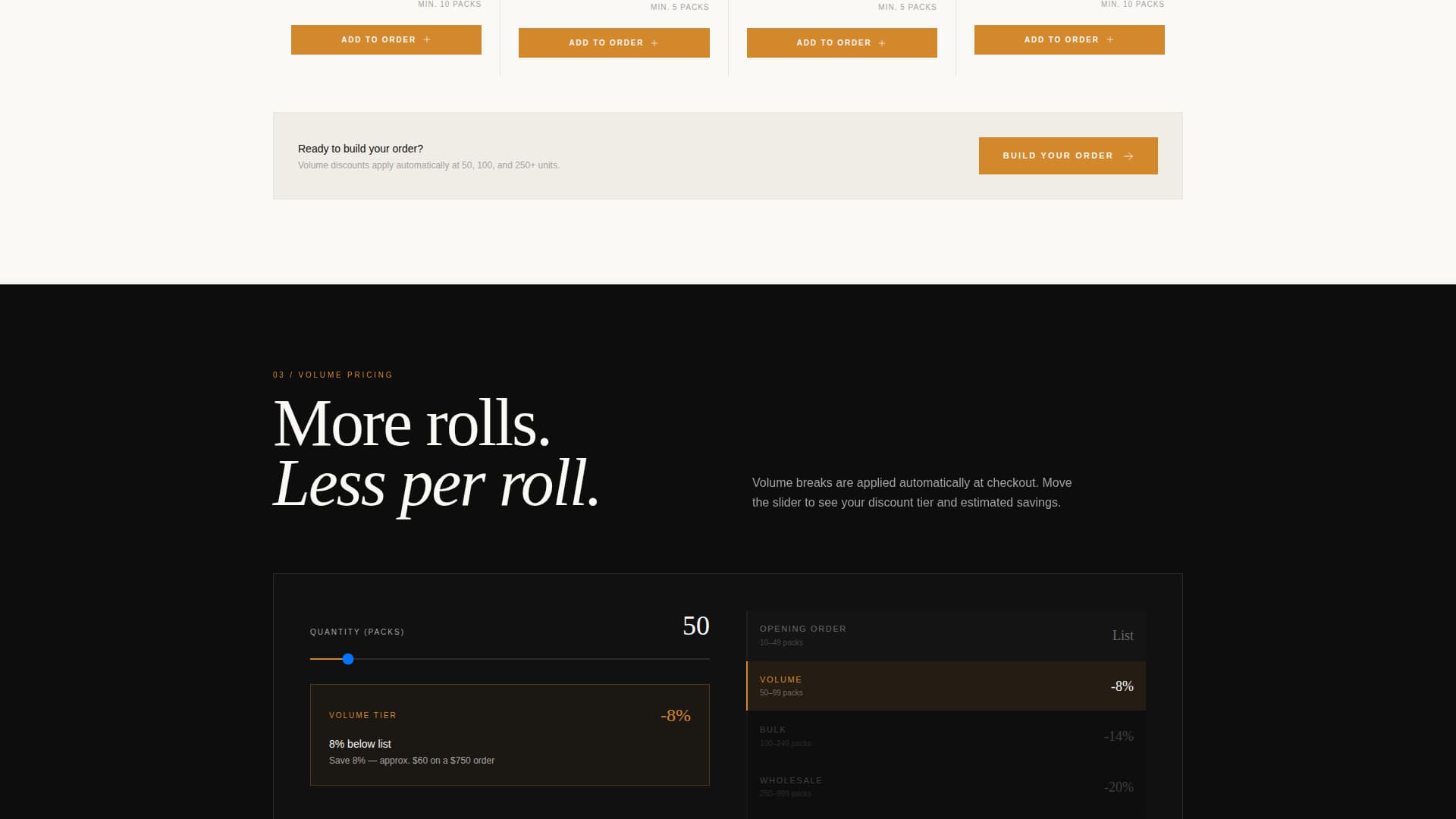 Emulsion - Cold Chain Analog Landing Page Template