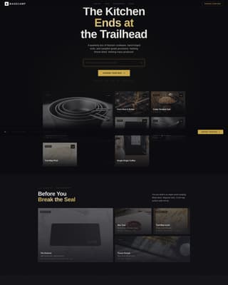 Basecamp - Premium Camping Landing Page Template