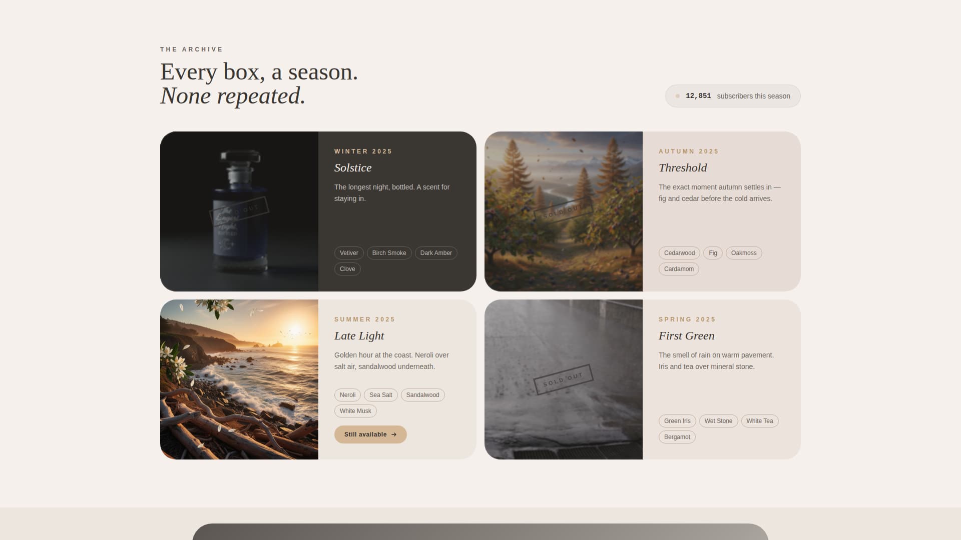 Wick - Luxe Candle Landing Page Template