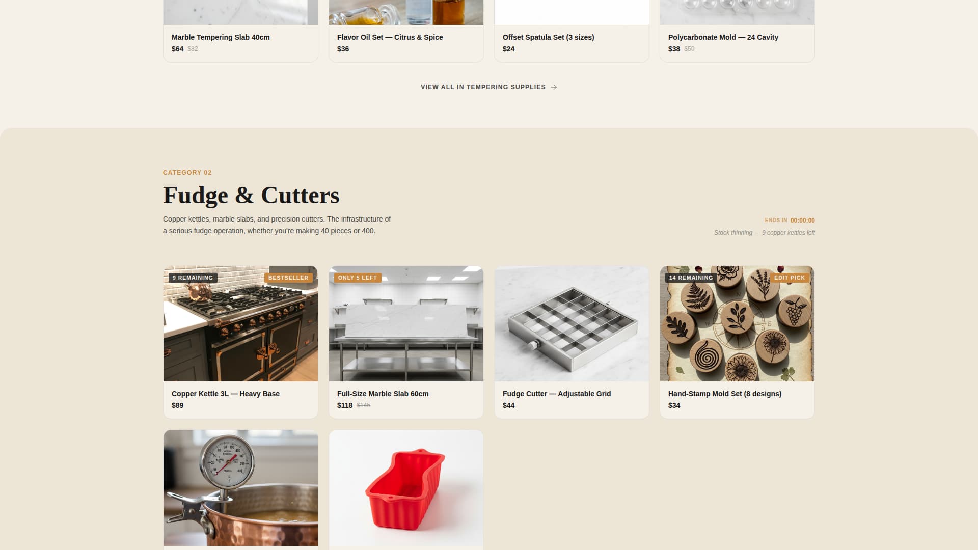 Confect - Premium Chocolatier Landing Page Template