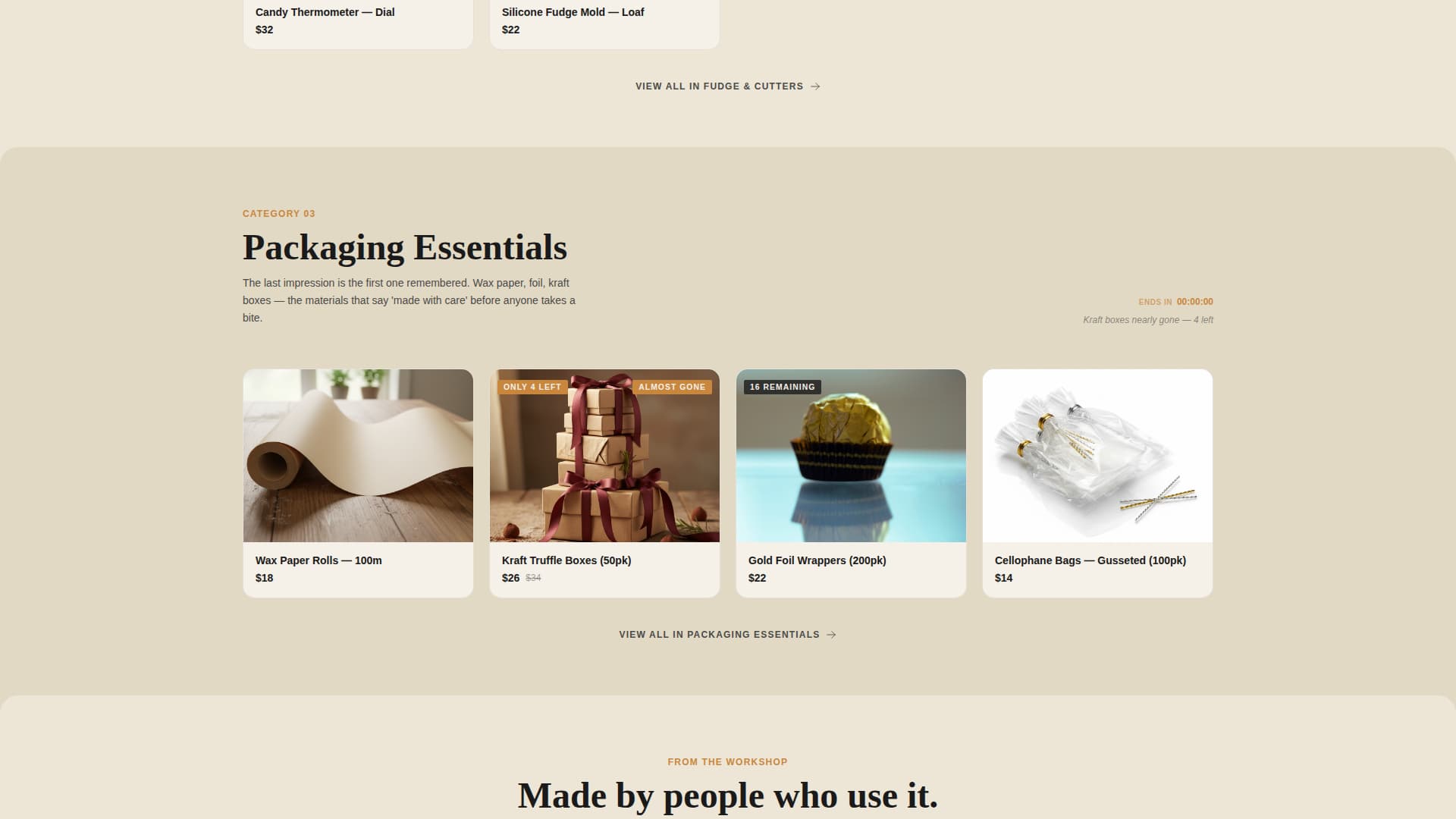 Confect - Premium Chocolatier Landing Page Template