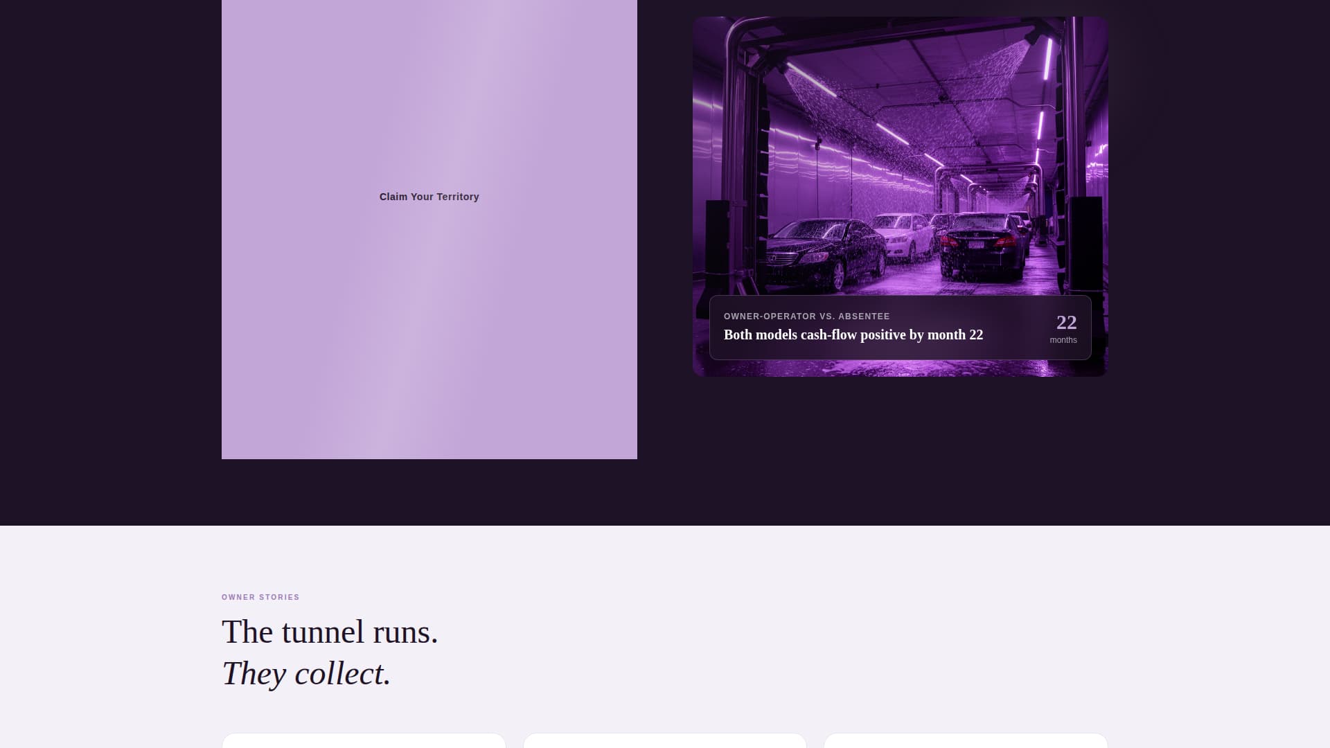 Gleam - Exclusive Franchise Landing Page Template