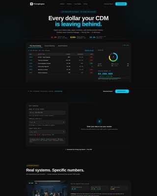 AI for Healthcare Pricing Website Template