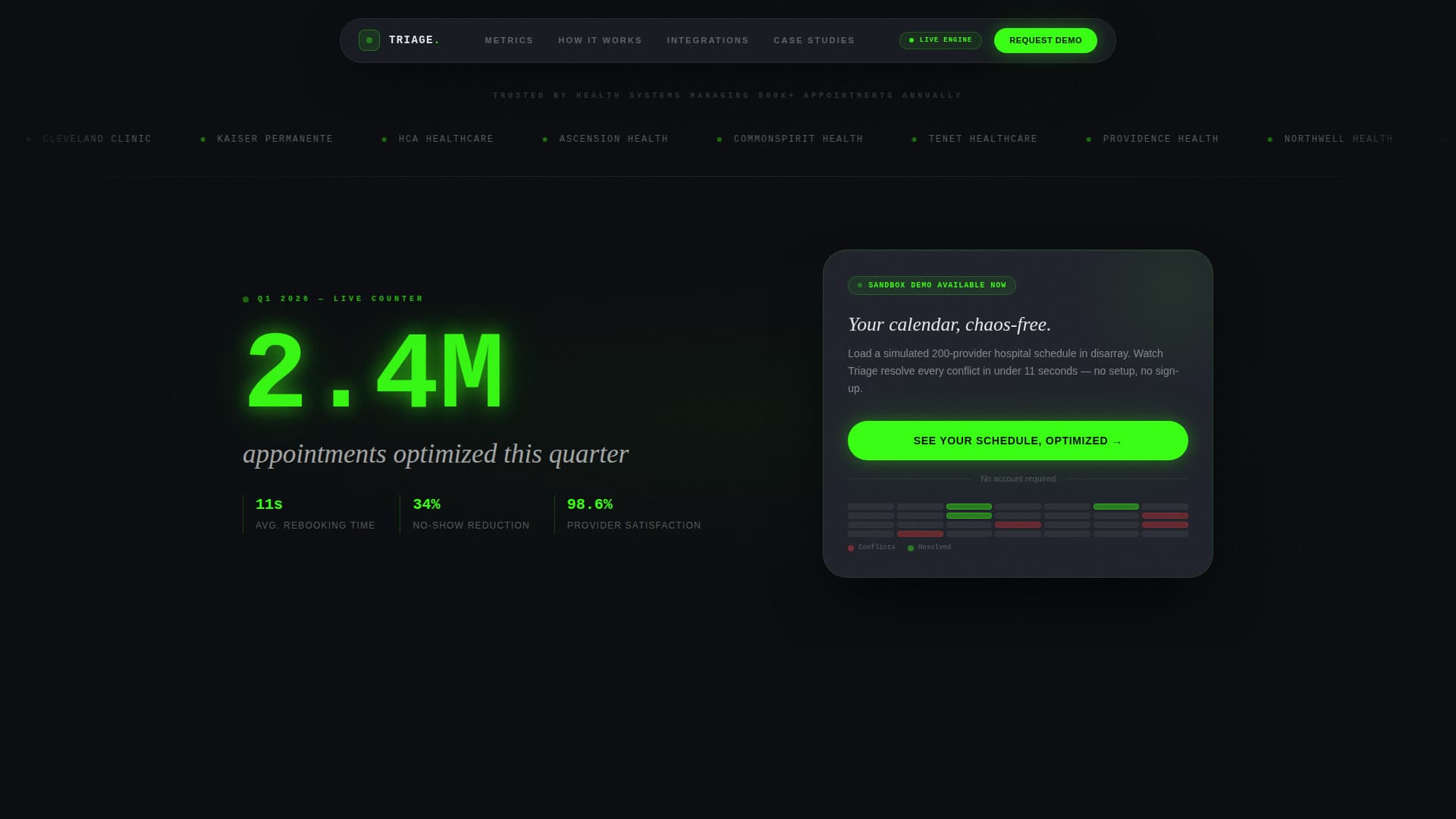 AI for Healthcare Professional Website Template