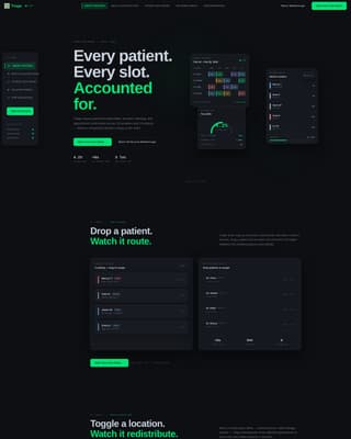 Triage - Intelligent Scheduling Landing Page Template