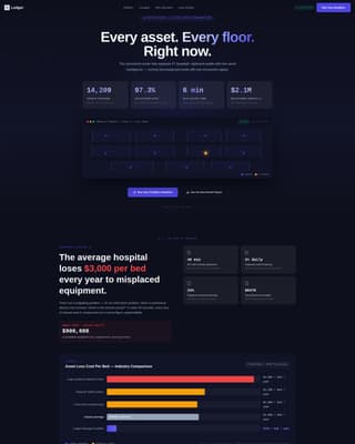 Healthcare Software Cost Calculator Website Template