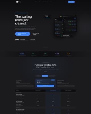 Healthcare Digital Presence Booking Website Template
