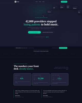 Healthcare Software & SaaS Booking Website Template
