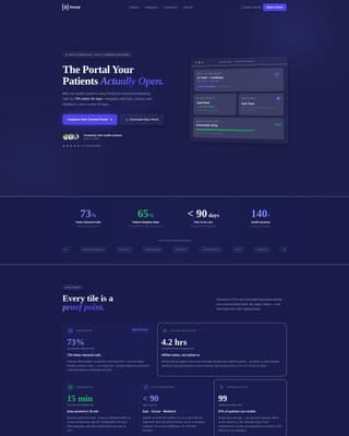 Healthcare Digital Presence Reviews Website Template