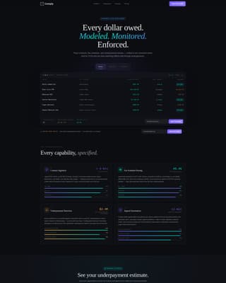 Healthcare Software Expert Cost Calculator Website Template