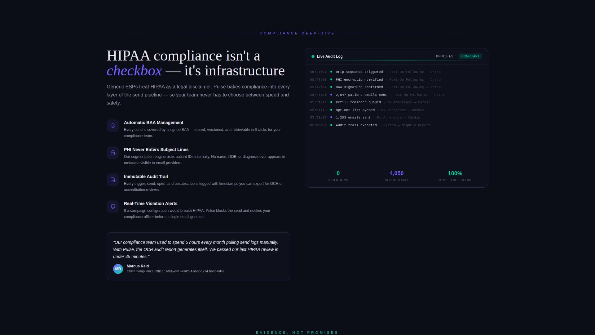 Healthcare Software Privacy Policy Website Template