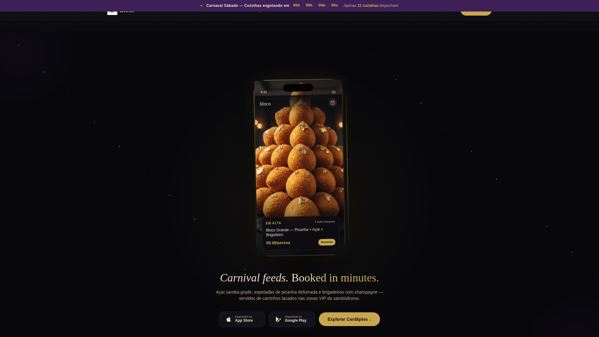 Festiva — Immersive Carnival Landing Page Template