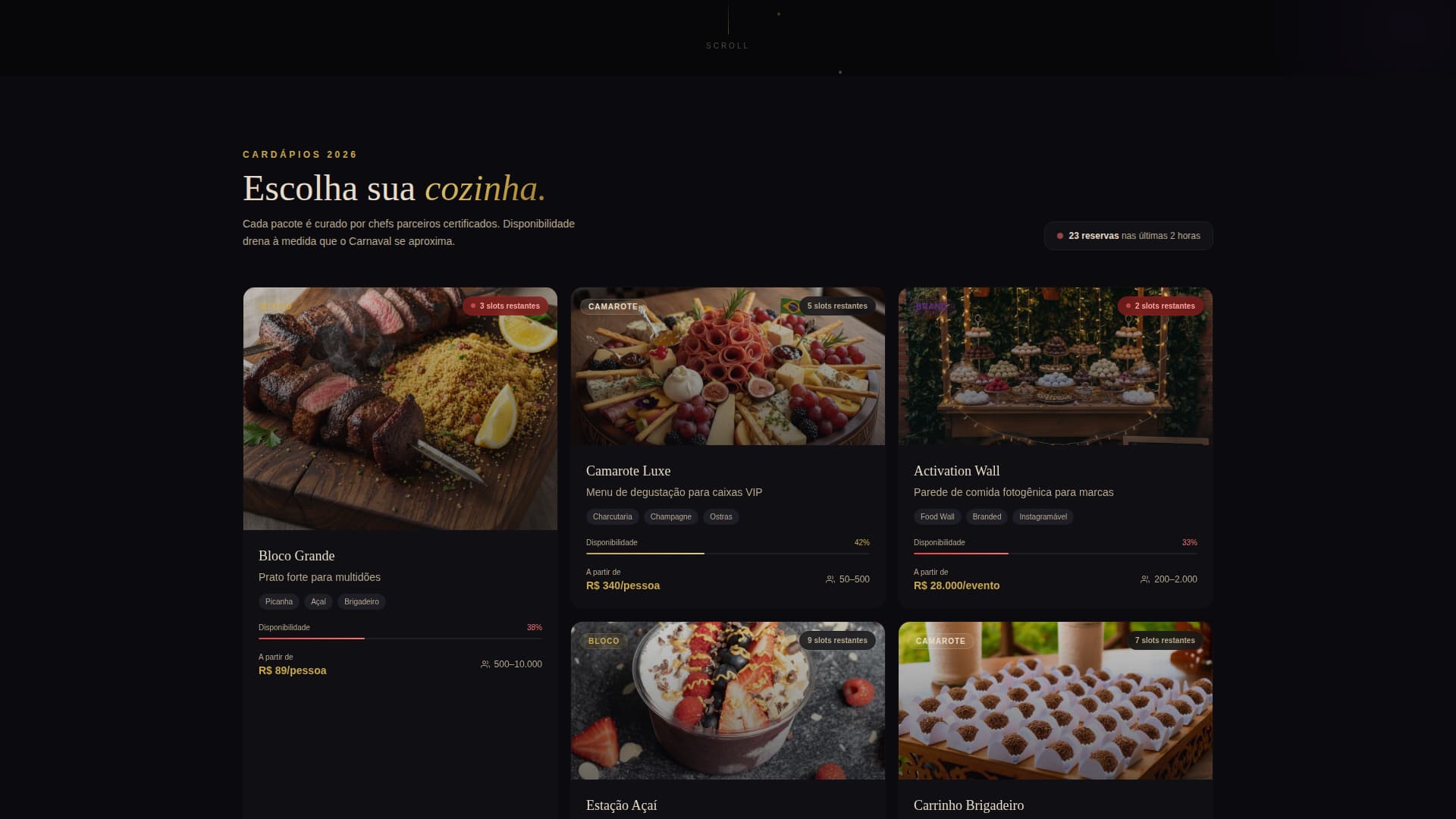 Festiva — Immersive Carnival Landing Page Template
