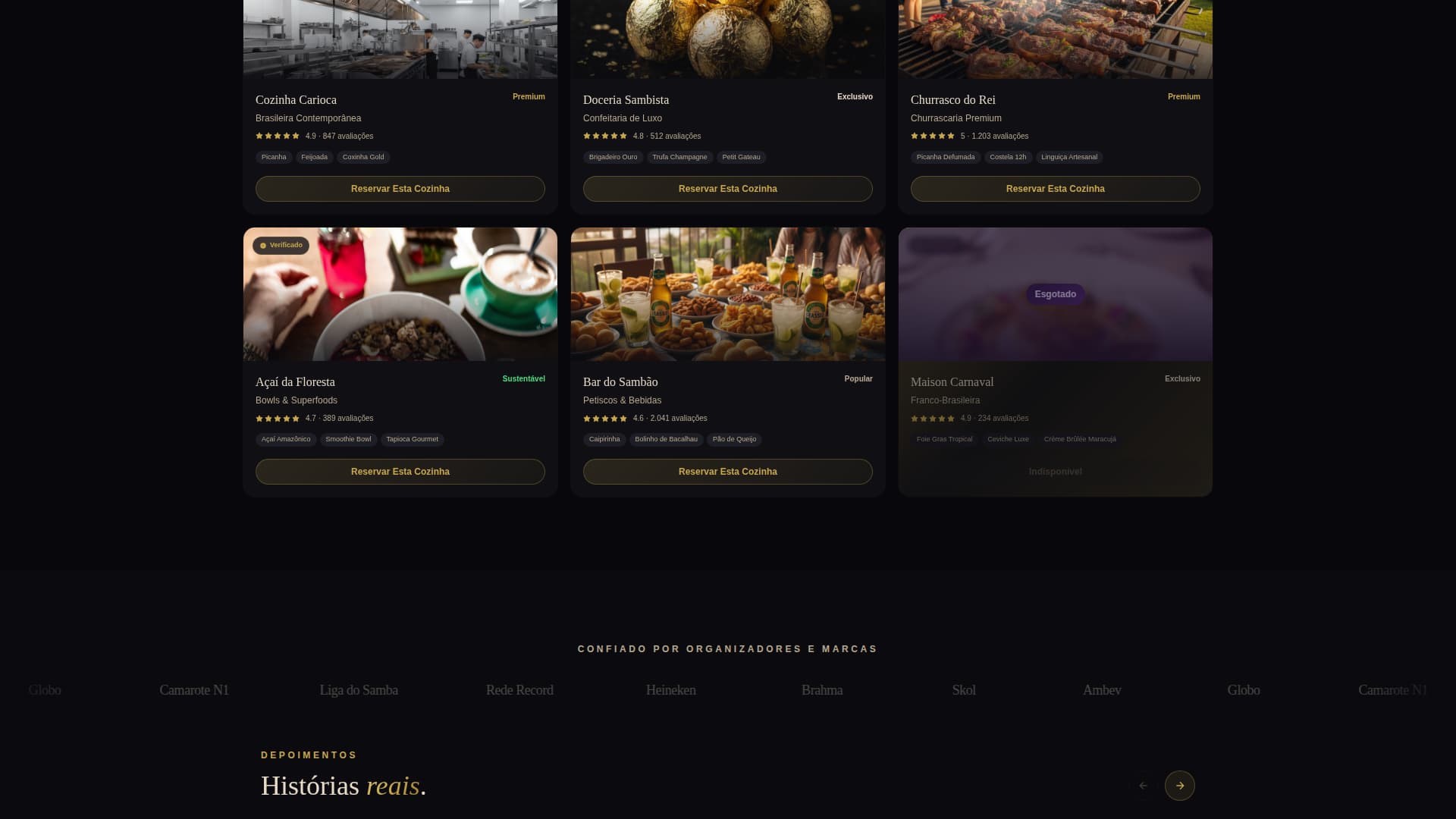 Festiva — Immersive Carnival Landing Page Template