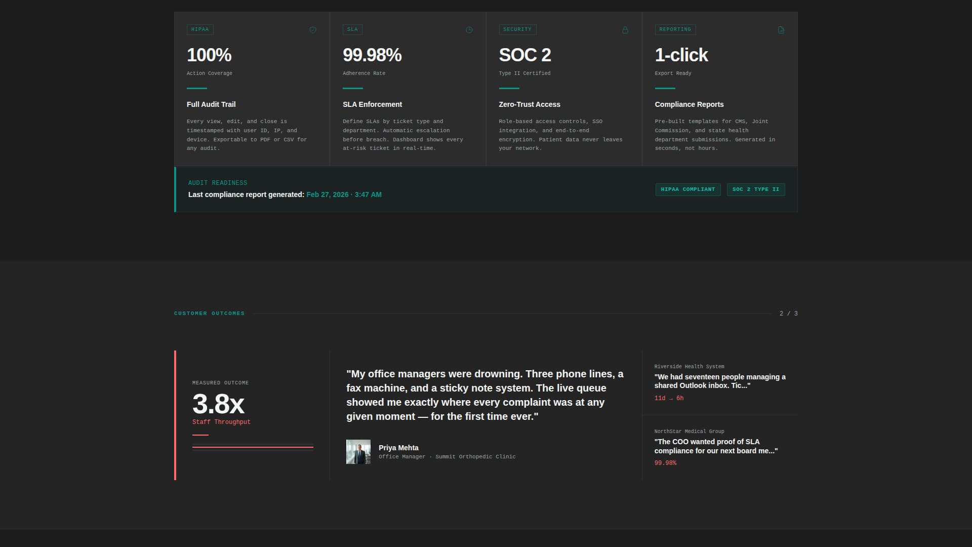 Healthcare Software Specialist Reviews Website Template