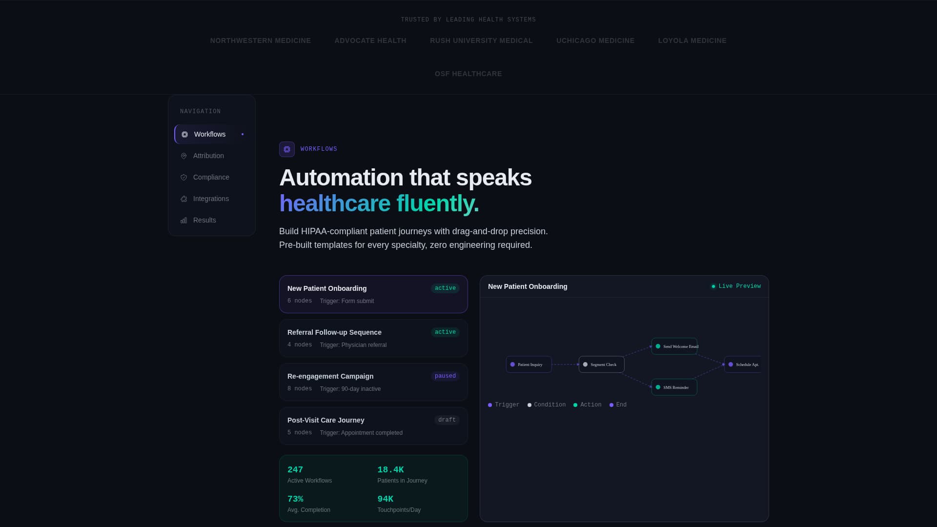 Pulse - Intelligent Healthcare Landing Page Template