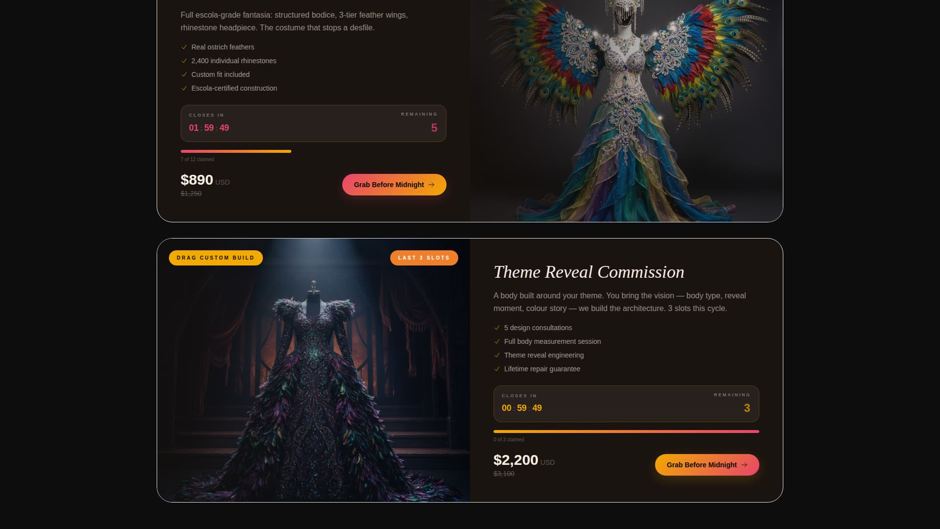 Samba - Electrifying Carnival Landing Page Template