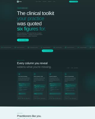 Healthcare Digital Presence Pricing Website Template