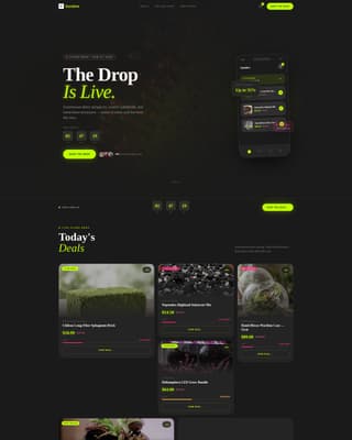 Sundew - Urgent Carnivorousplant Landing Page Template