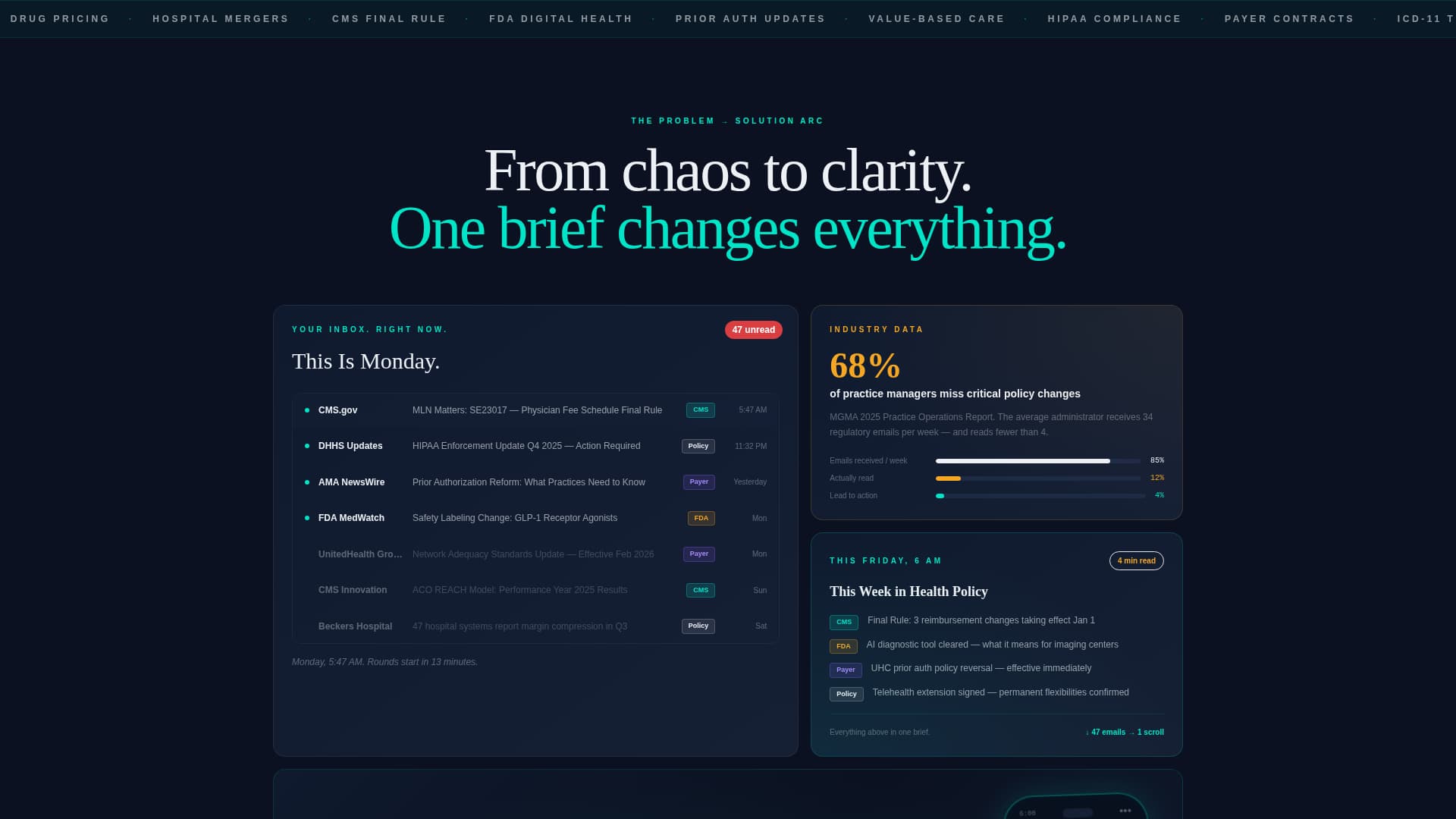 Healthcare Email Marketing Specialist Privacy Policy Website Template