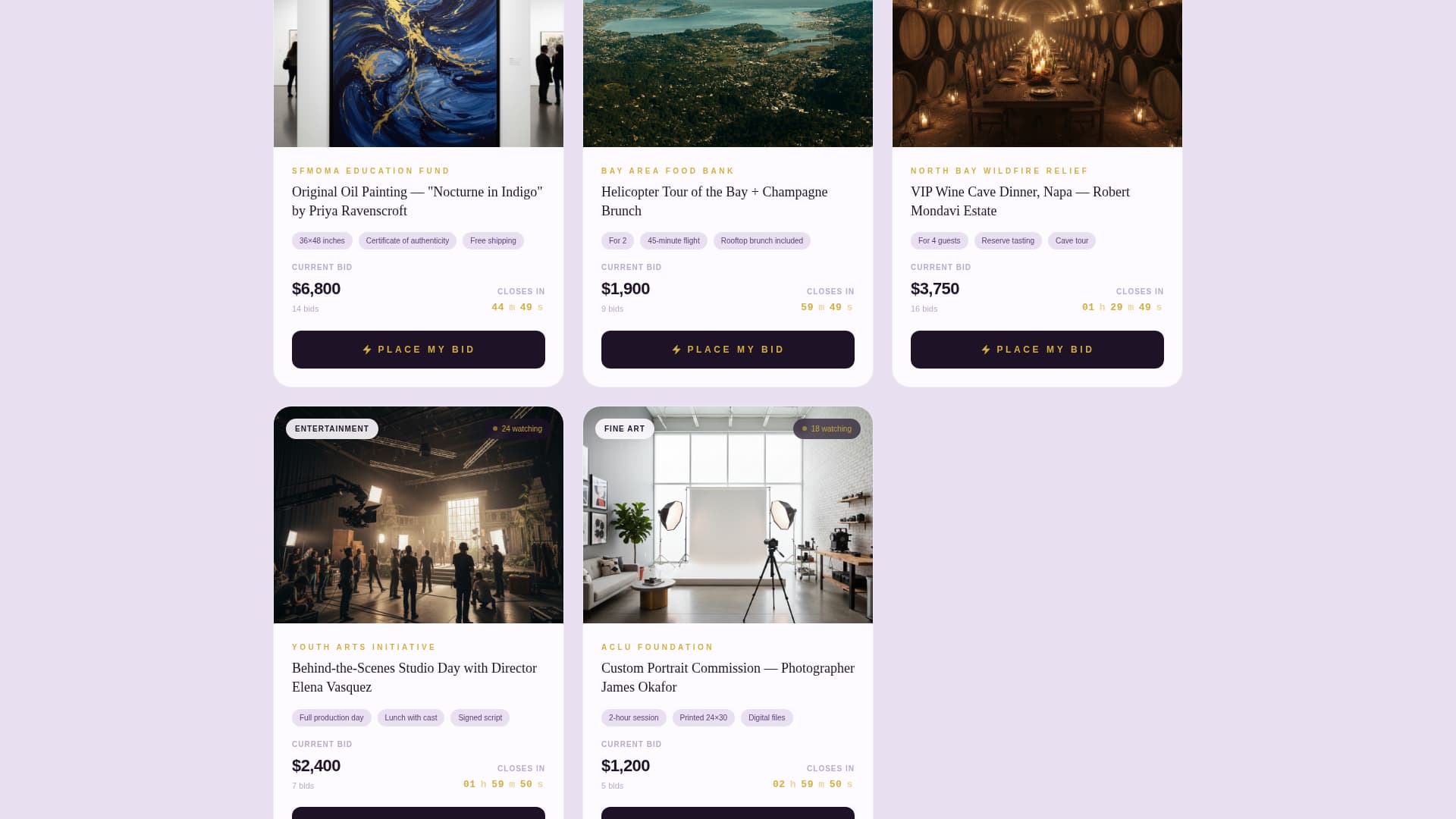Gavel - Elegant Charity Landing Page Template