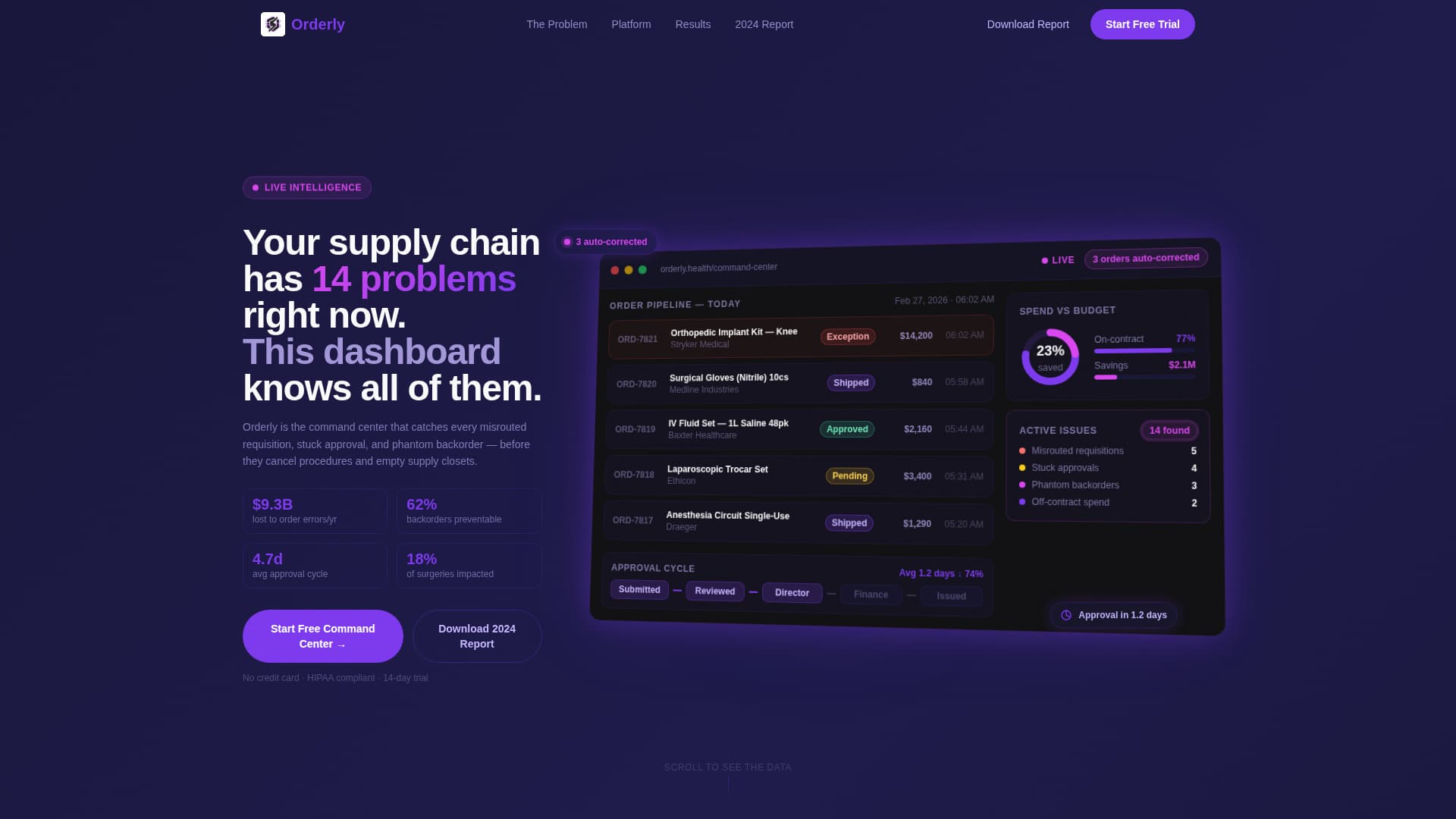 Healthcare Software Specialist Professional Website Template