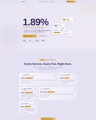 Cash - Transparent Payday Landing Page Template