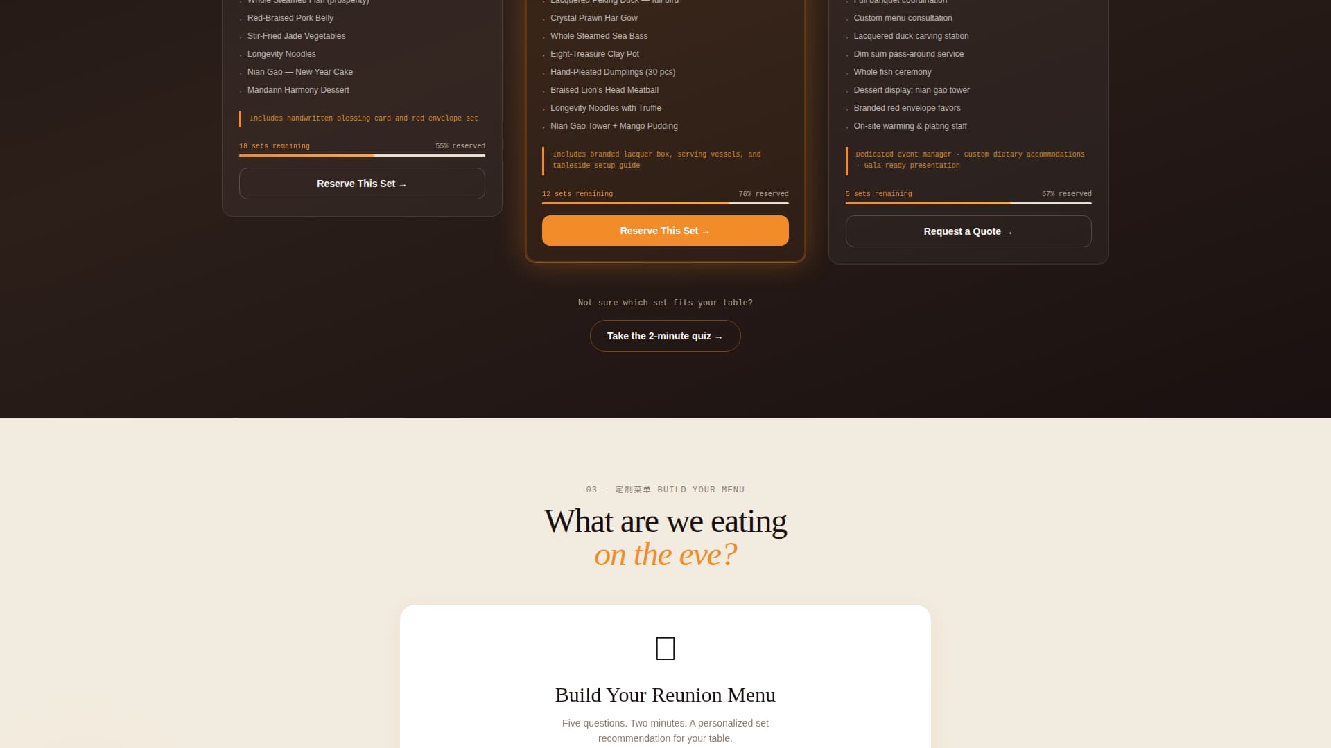 Reunion - Luxe Chinesenewyear Landing Page Template