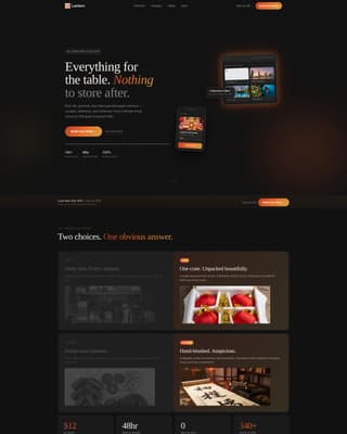 Lantern - Curated Celebration Landing Page Template