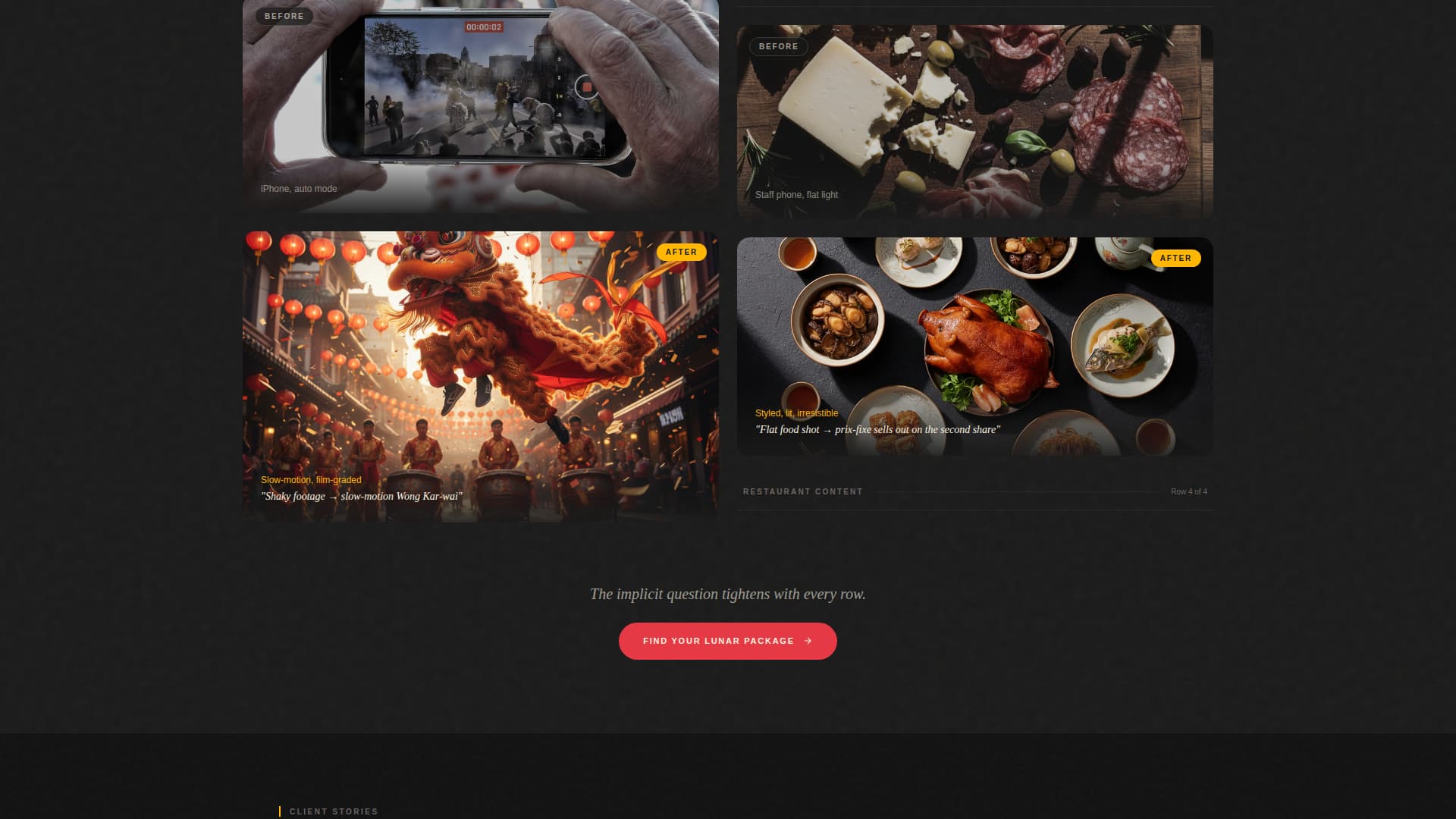 Lantern - Cinematic Celebration Landing Page Template